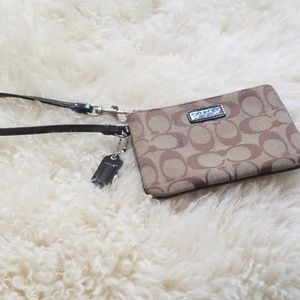 Signature Coach wristlet